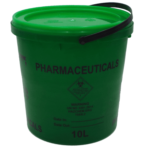 10L Green - Pharmaceutical Container